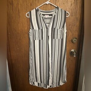Merona Striped Linen Dress